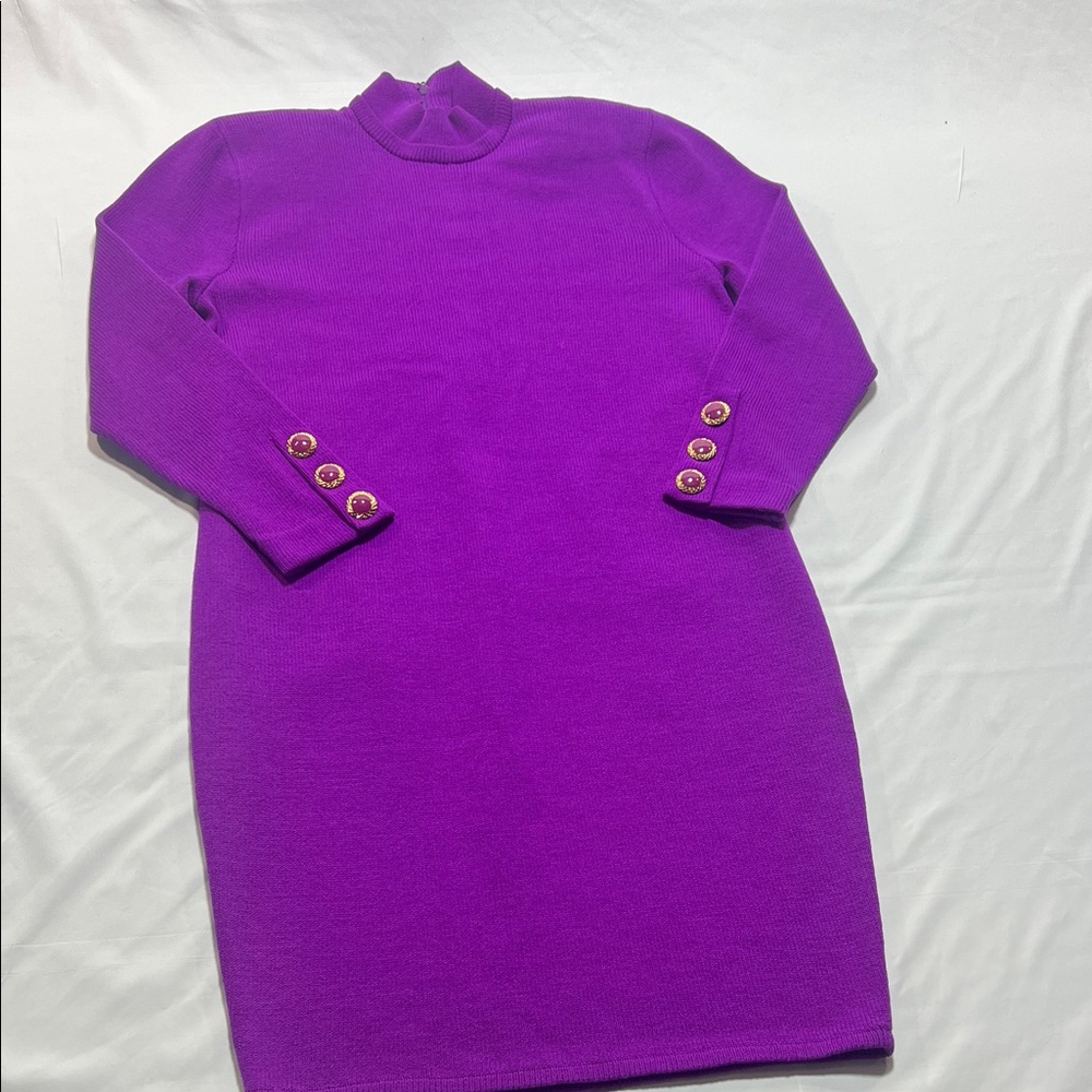 Vintage St. John purple dress size 8